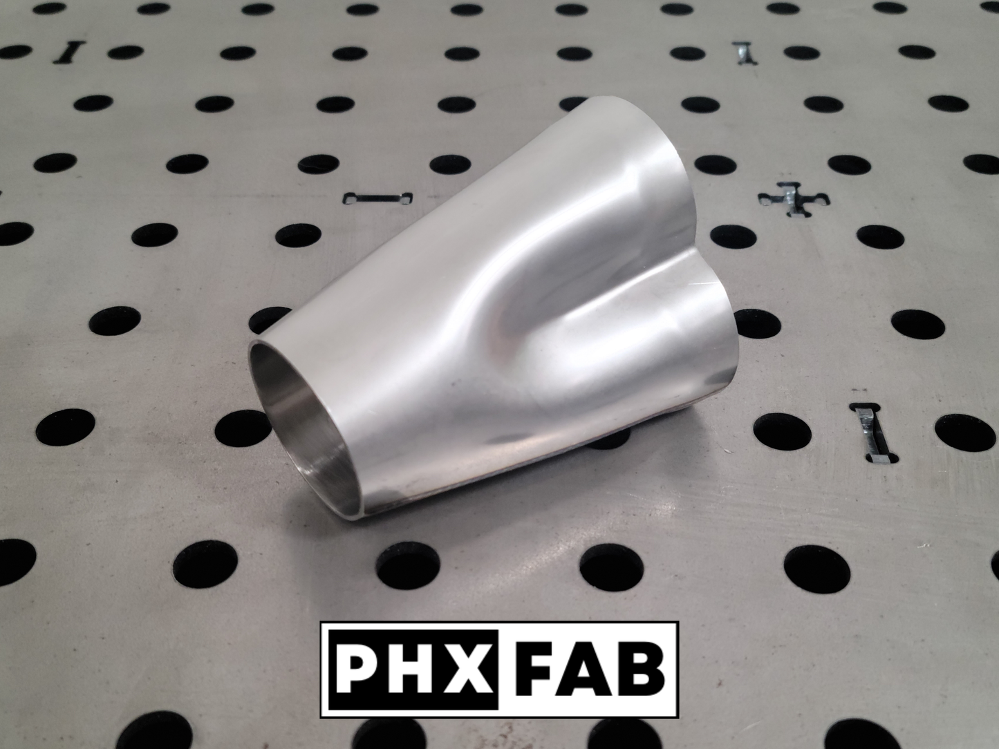 1 5/8" Inlet 2 1/4" Outlet 3 Into 1 Weld On Merge Collector 304 Stainless Steel
