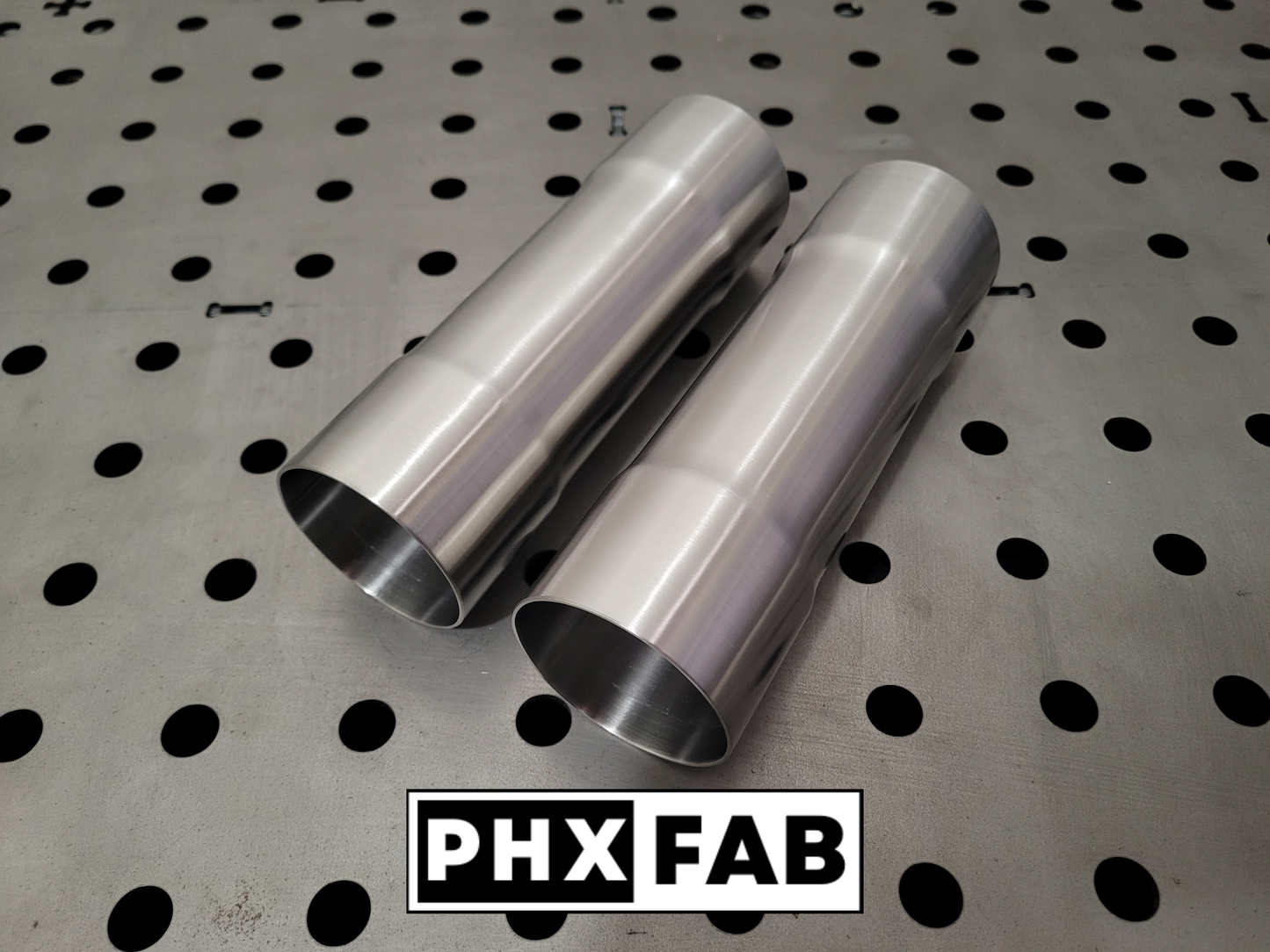 (2) 1 3/4" ID to 1 3/4" ID X 8" Length Stainless Coupler Exhaust Pipe Connector Adapter 304 Stainless Steel