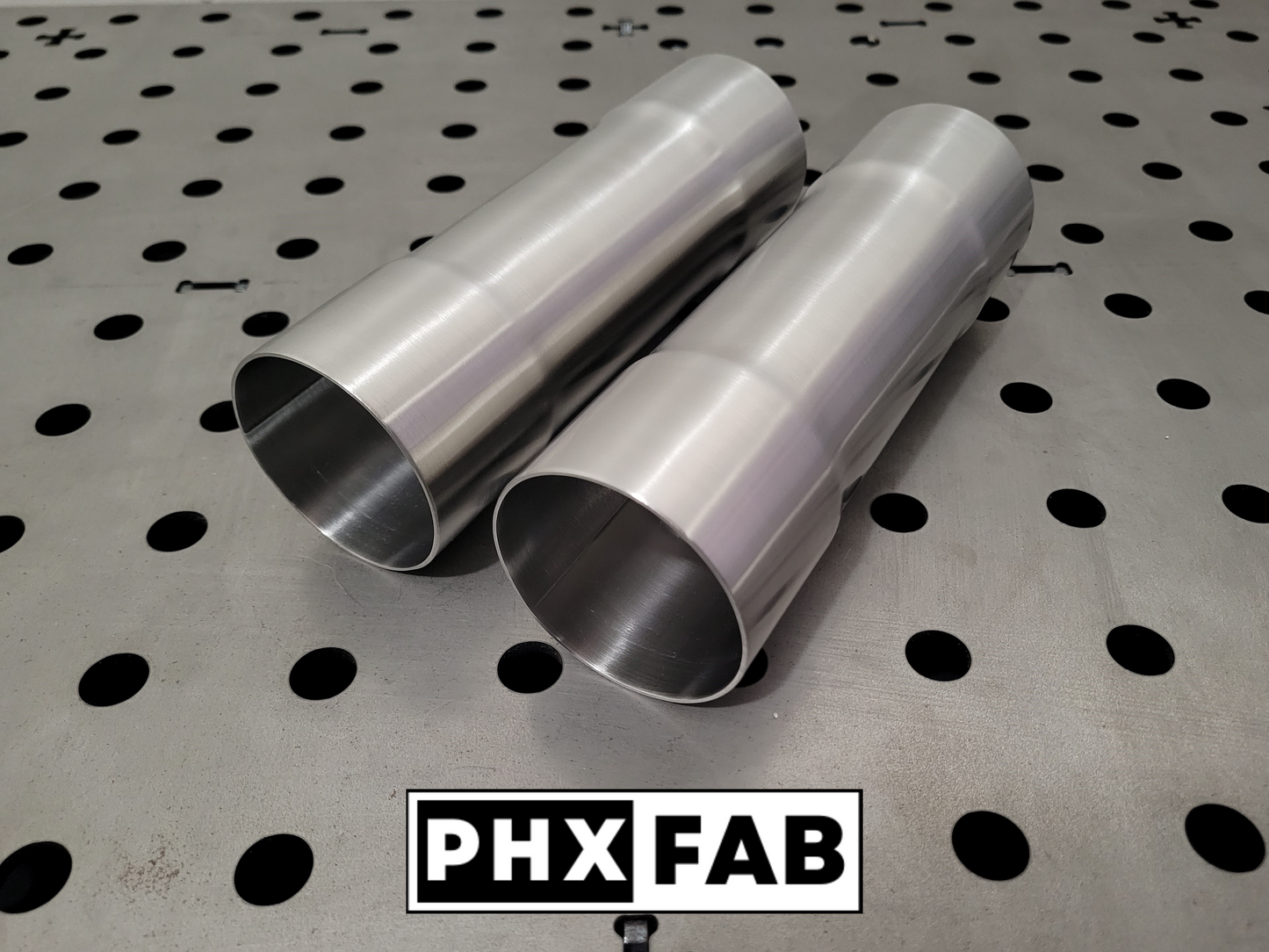 (2) 3" ID to 3" ID X 8" Length Stainless Coupler Exhaust Pipe Connector Adapter 304 Stainless Steel