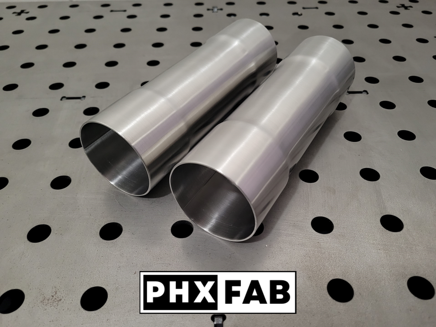 (2) 1 1/2" ID to 1 1/2" ID X 8" Length Stainless Coupler Exhaust Pipe Connector Adapter 304 Stainless Steel